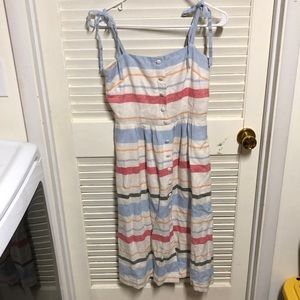 Gal Meets Glam Multicolor Striped Dress